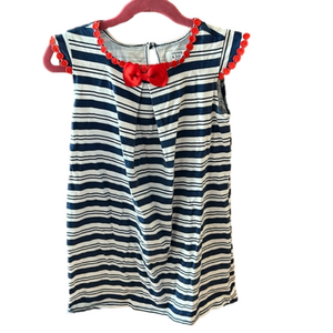 Red white and blue summer dress.